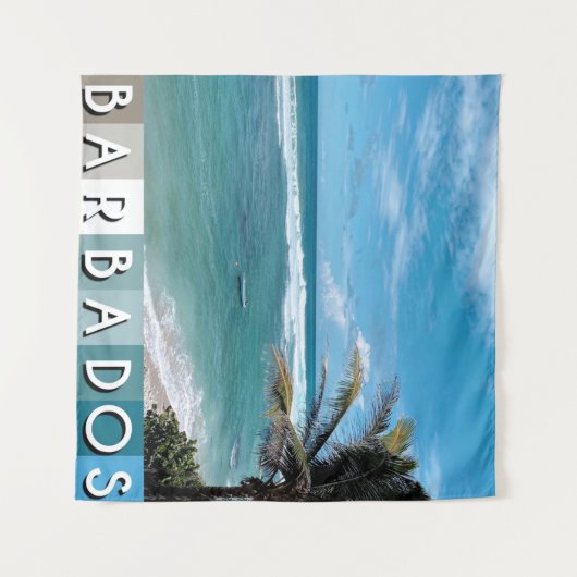 Barbados Beach Wandkleed (Voorkant (horizontaal))