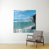 Barbados Beach Wandkleed (In situ)