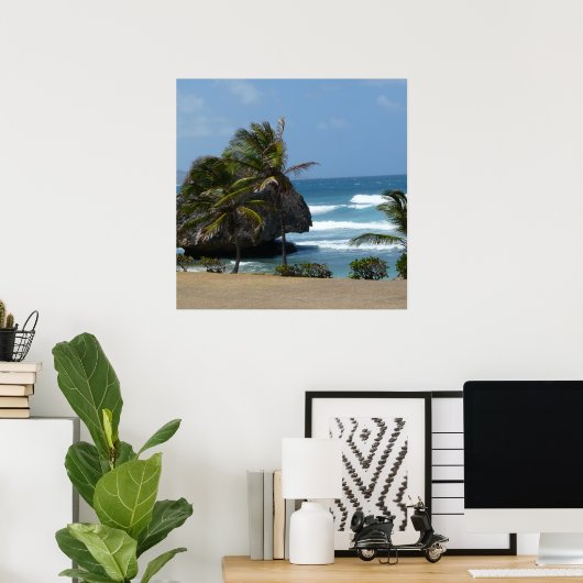 Barbados Beauty Poster (Thuiskantoor)