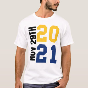 Barbados Blue Yellow Island, Barbadiaans land T-shirt