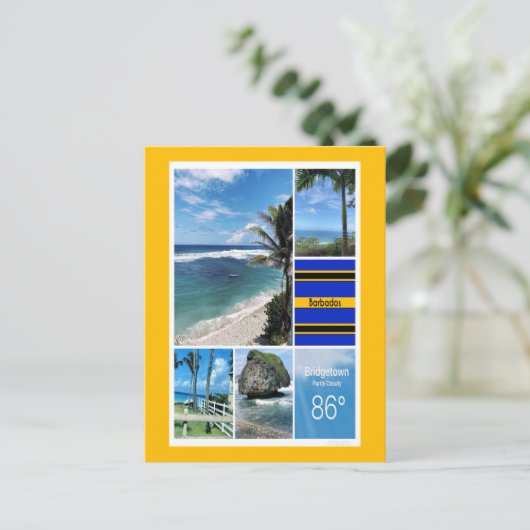 Barbados Briefkaart (Staand voorkant)