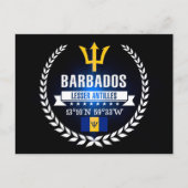Barbados Briefkaart (Voorkant)