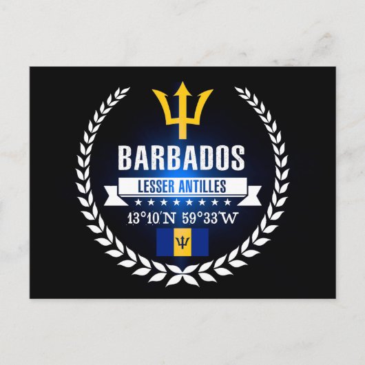 Barbados Briefkaart (Voorkant)