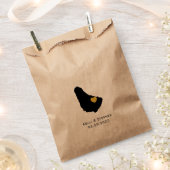 Barbados bruiloft gunst tassen, traktatie tassen bedankzakje (Geknipt)