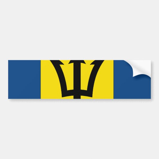 Barbados Bumpersticker (Voorkant)