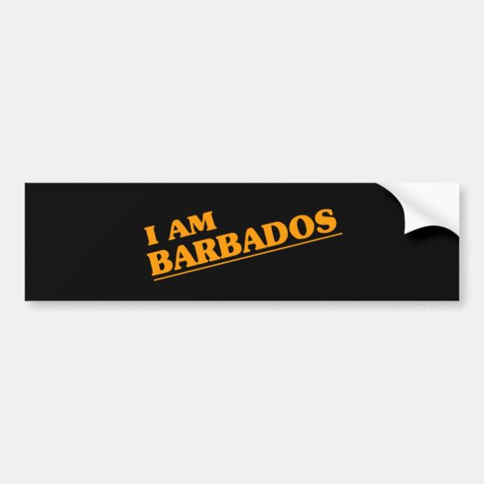 BARBADOS BUMPERSTICKER (Voorkant)