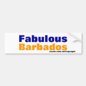 barbados bumpersticker (Voorkant)