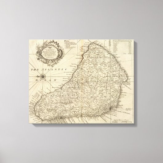 Barbados Canvas Afdruk (Voorkant)