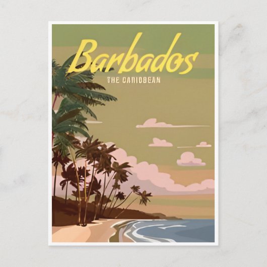  Barbados Caribbean Bridgetown Briefkaart (Voorkant)
