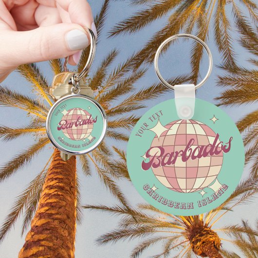 Barbados Caribbean Island accessoire cadeau Sleutelhanger