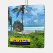 Barbados - Cattlewash Beach Keramisch Ornament (Links)