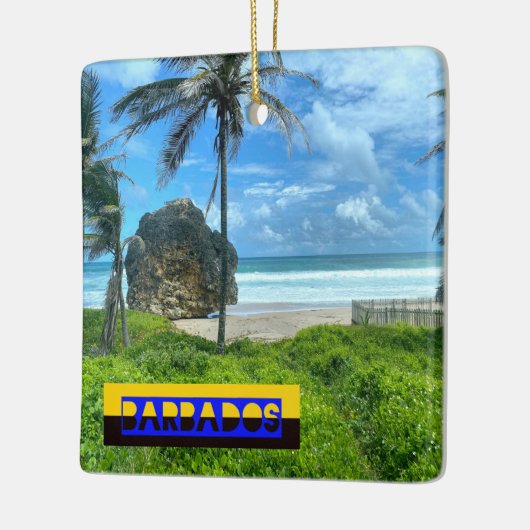 Barbados - Cattlewash Beach Keramisch Ornament (Links)