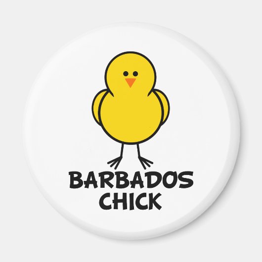 Barbados Chick Magneet (Voorkant)