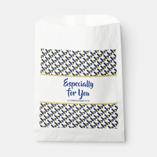 BARBADOS Christelijk Aangepast Dank je Partij Bedankzakje (Voorkant)