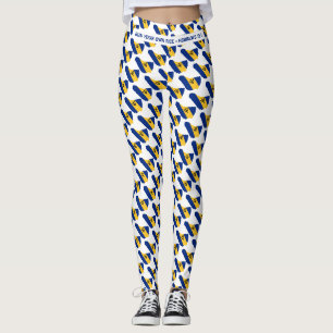 BARBADOS Christelijk Custom RUN UW EIGEN RACE Leggings