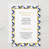 BARBADOS Christelijk Gold Script Celebration Weddi Kaart (Achterkant)