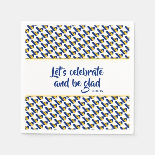 BARBADOS Christelijk papier voor aangepaste feestd Servet (Voorkant)