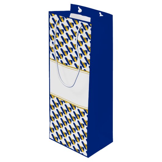 BARBADOS Christelijk SPECIAAL VOOR U Custom Wijn Cadeautas (Achterkant Gekanteld)