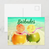 Barbados coconuts briefkaart (Voorkant / Achterkant)