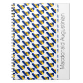 BARBADOS Custom Flag Patriotic Notebook Journal Notitieboek (Voorkant)