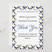 BARBADOS Custom Photo Wedding Bedankkaart (Voorkant)