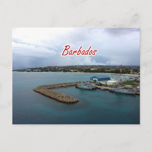 Barbados Dock Briefkaart (Voorkant)