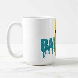 Barbados Drip Text | Caribisch Vlagontwerp | Fan Koffiemok