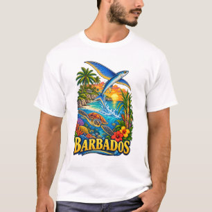 Barbados Eiland Erfgoed T-shirt