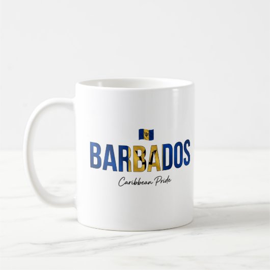 Barbados Eiland Naam | Elke Dag Trots Koffiemok (Links)