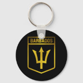 Barbados Emblem Sleutelhanger (Voorkant)