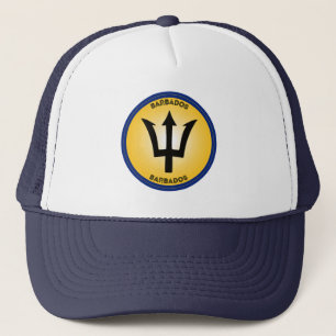 Barbados Erfgoed Embleem Trucker Pet