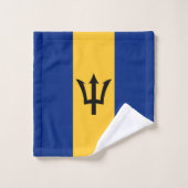 Barbados Flag Bad Handdoek (Wasdoekje)