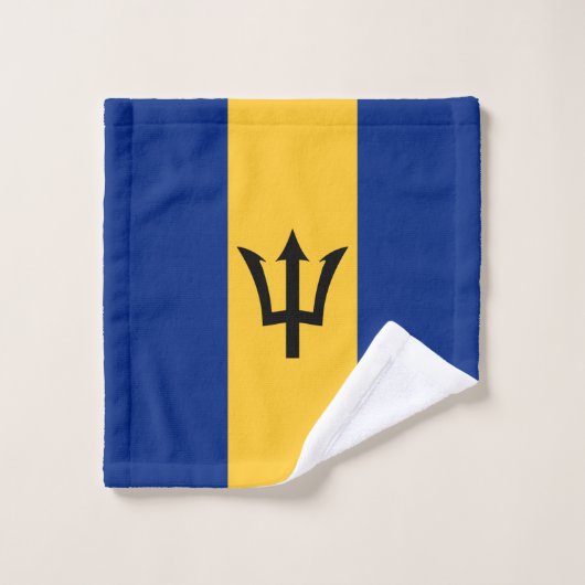 Barbados Flag Bad Handdoek (Wasdoekje)