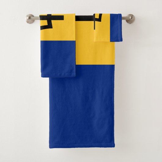 Barbados Flag Bad Handdoek (Insitu)