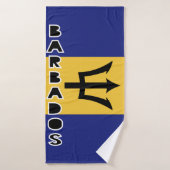 Barbados Flag Badhanddoek (Badhanddoek)