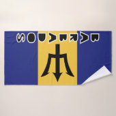 Barbados Flag Badhanddoek (Badhanddoek)