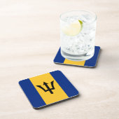 Barbados Flag Bier Onderzetter (Rechterzijde)