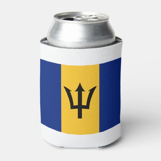 Barbados Flag Blikjeskoeler (Blikje Voorkant)
