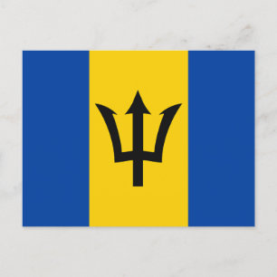 Barbados Flag Briefkaart