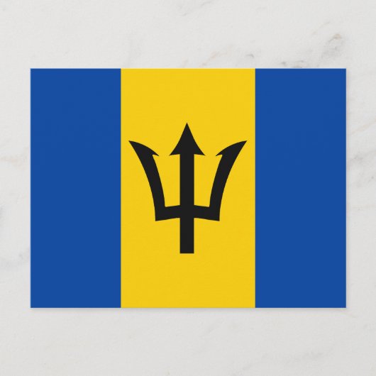 Barbados Flag Briefkaart (Voorkant)