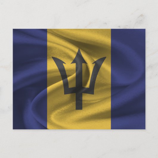 Barbados Flag Briefkaart (Voorkant)
