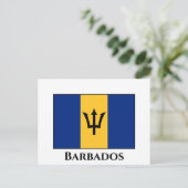 Barbados Flag Briefkaart (Staand voorkant)