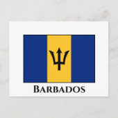 Barbados Flag Briefkaart (Voorkant)