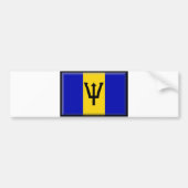 Barbados Flag Bumpersticker (Voorkant)