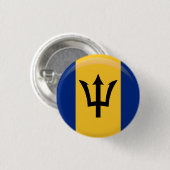 Barbados Flag Button (Voorkant /achterkant)