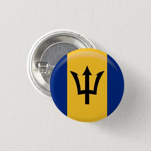 Barbados Flag Button (Voorkant /achterkant)
