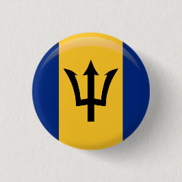 Barbados Flag Button