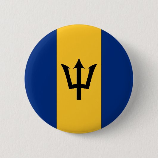 Barbados Flag Button (Voorkant)