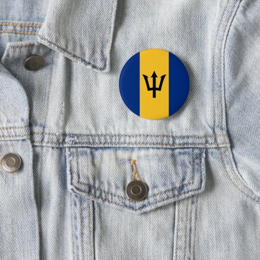 Barbados Flag Button (In situ)