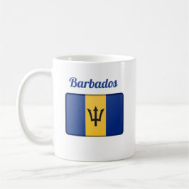 Barbados Flag Coffee Mok